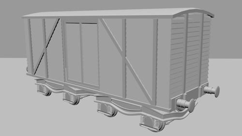 High Poly Carriage preview image